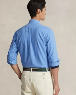 Niebieska koszula Oxford Custom Fit