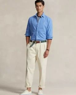 Niebieska koszula Oxford Custom Fit
