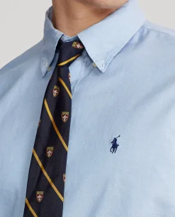 Niebieska koszula Oxford Stretch Custom Fit