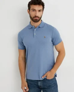 Niebieska koszulka Classic Fit