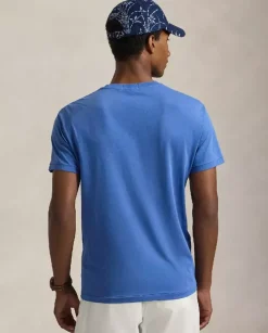 Niebieska koszulka Polo Bear Classic Fit