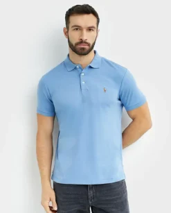Niebieska koszulka polo Classic Fit
