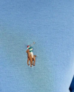 Niebieska koszulka polo Classic Fit