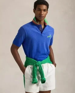 Niebieska koszulka polo Classic Fit
