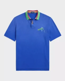 Niebieska koszulka polo Classic Fit
