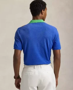 Niebieska koszulka polo Classic Fit