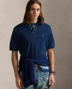 Niebieska koszulka polo Classic Fit