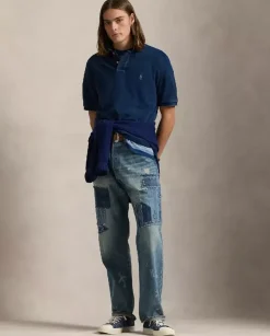 Niebieska koszulka polo Classic Fit