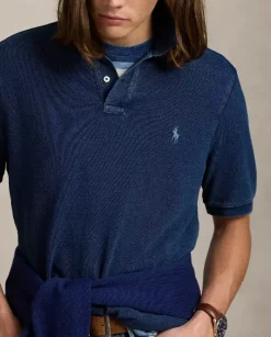 Niebieska koszulka polo Classic Fit