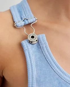 Niebieska sukienka maxi