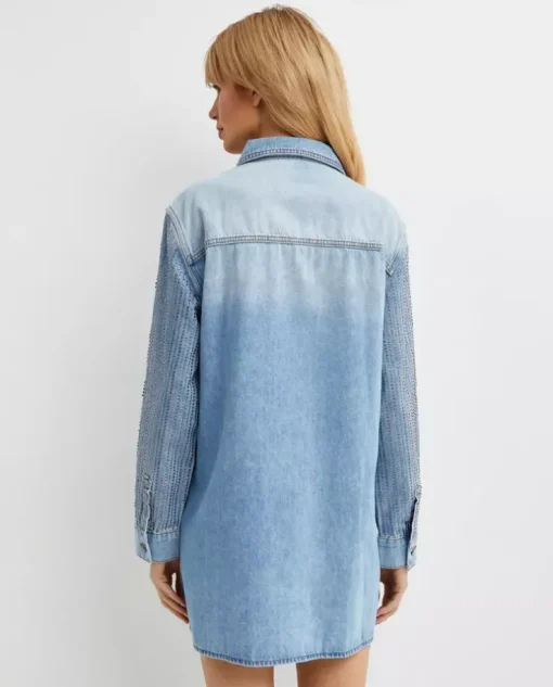 Niebieska sukienka mini