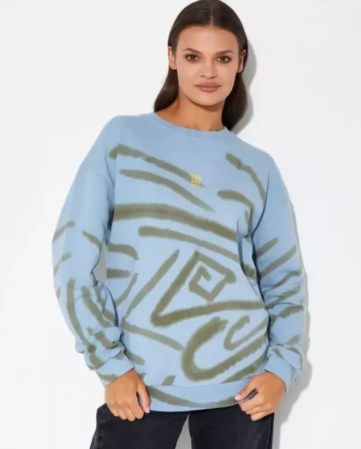 Niebieski sweter Fantasy