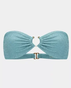 Niebieski top od bikini Iris