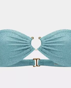 Niebieski top od bikini Iris