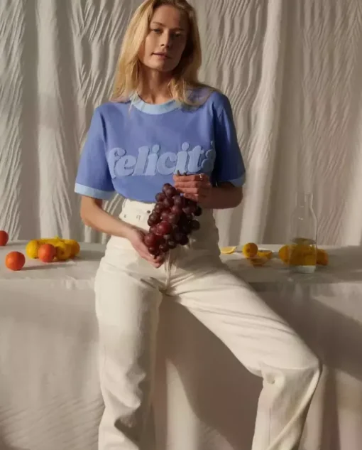 Niebieski t-shirt Felicita