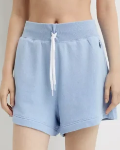 Niebieskie bawełniane shorty