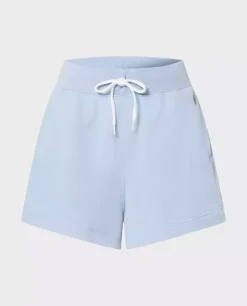 Niebieskie bawełniane shorty
