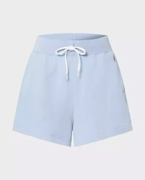 Niebieskie bawełniane shorty