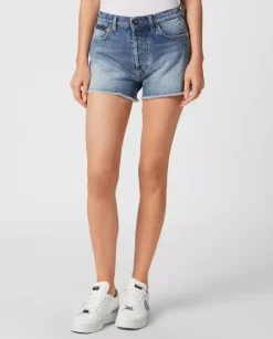Niebieskie jeansowe spodenki Hot Pants
