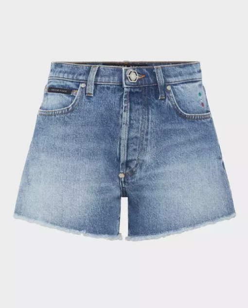 Niebieskie jeansowe spodenki Hot Pants