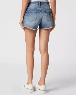 Niebieskie jeansowe spodenki Hot Pants