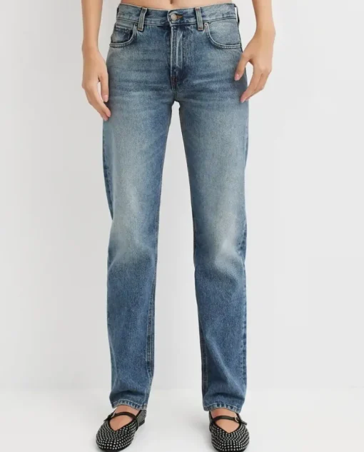 Niebieskie jeansy Cleo Relaxed Fit