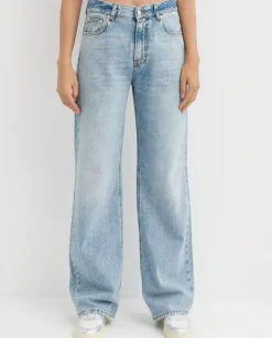 Niebieskie jeansy Korea Relaxed Fit