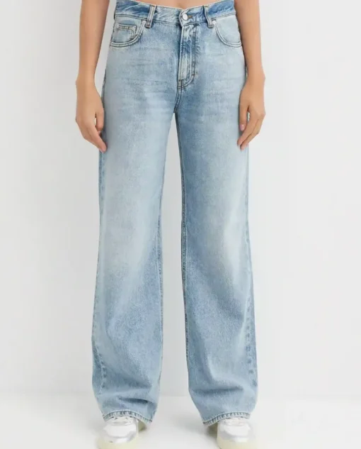 Niebieskie jeansy Korea Relaxed Fit