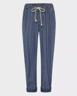 Niebieskie jeansy z monogramem Boyfriend