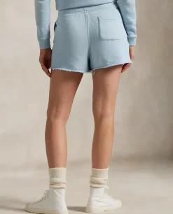 Niebieskie shorty dresowe