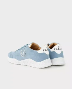 Niebieskie zamszowe sneakersy Runner