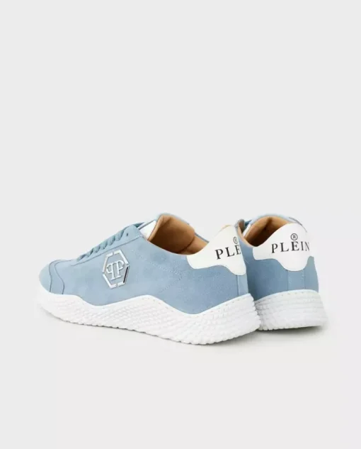 Niebieskie zamszowe sneakersy Runner