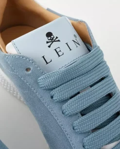 Niebieskie zamszowe sneakersy Runner