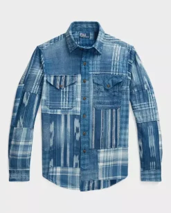 Patchworkowa koszula Classic Fit