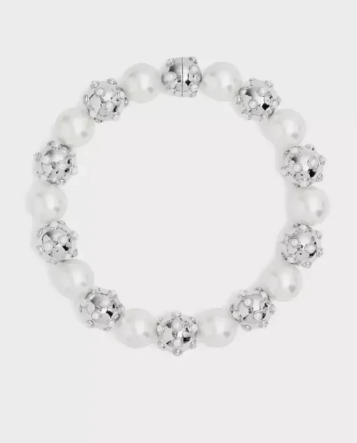 Perłowy naszyjnik the Pearl Dot Statement Neklace