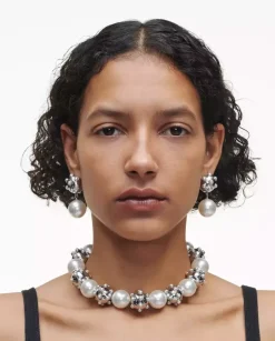Perłowy naszyjnik the Pearl Dot Statement Neklace