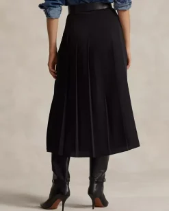 Plisowana spódnica midi