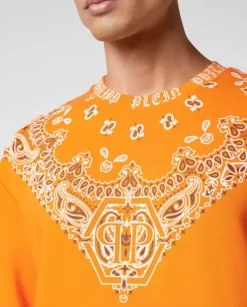 Pomarańczowa bluza Paisley Bandana