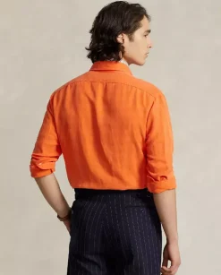 Pomarańczowa koszula Classic Fit
