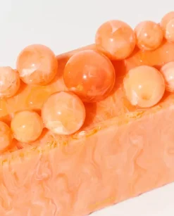 Pomarańczowa torebka z koralikami Eos