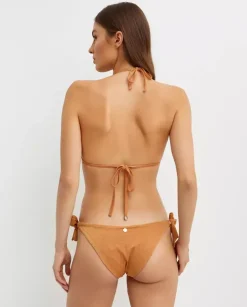 Pomarańczowy top od bikini Alea