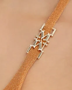 Pomarańczowy top od bikini Alea