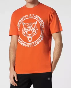 Pomarańczowy t-shirt Carbon Tiger