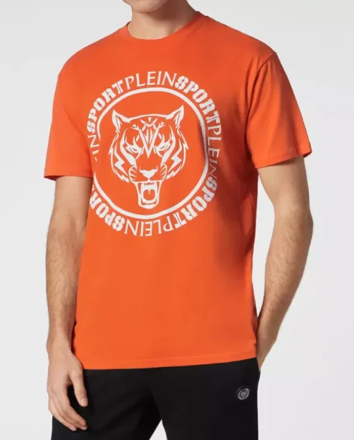 Pomarańczowy t-shirt Carbon Tiger