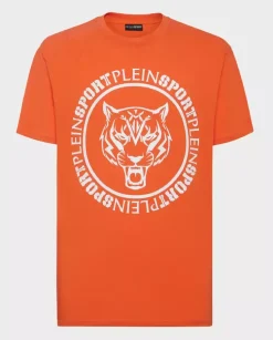 Pomarańczowy t-shirt Carbon Tiger