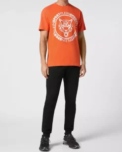 Pomarańczowy t-shirt Carbon Tiger