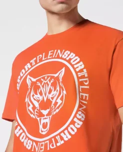 Pomarańczowy t-shirt Carbon Tiger