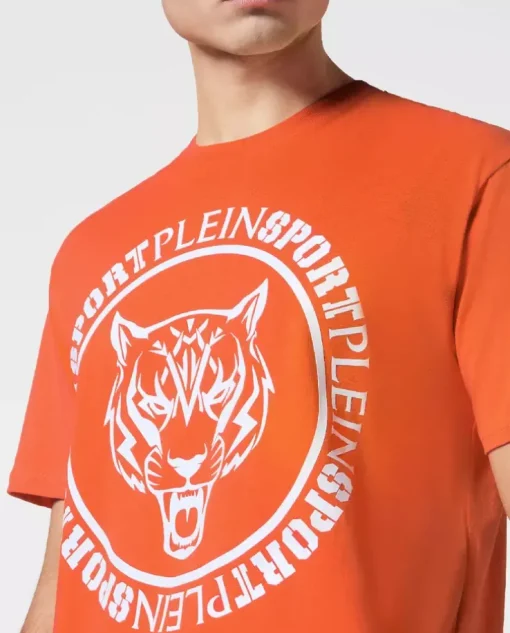 Pomarańczowy t-shirt Carbon Tiger