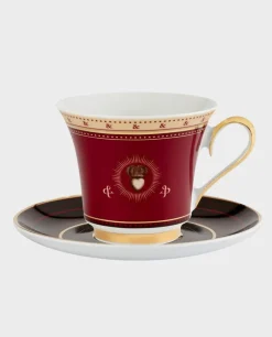 Porcelanowa filiżanka ze spodkiem