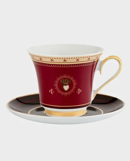 Porcelanowa filiżanka ze spodkiem